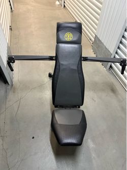 Gold's Gym Adjustable Weight Bench with Resistance Bands