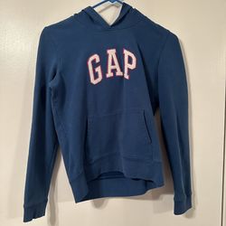 GAP blue logo hoodie