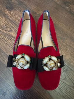 Excellent condition velvet loafers sz 38