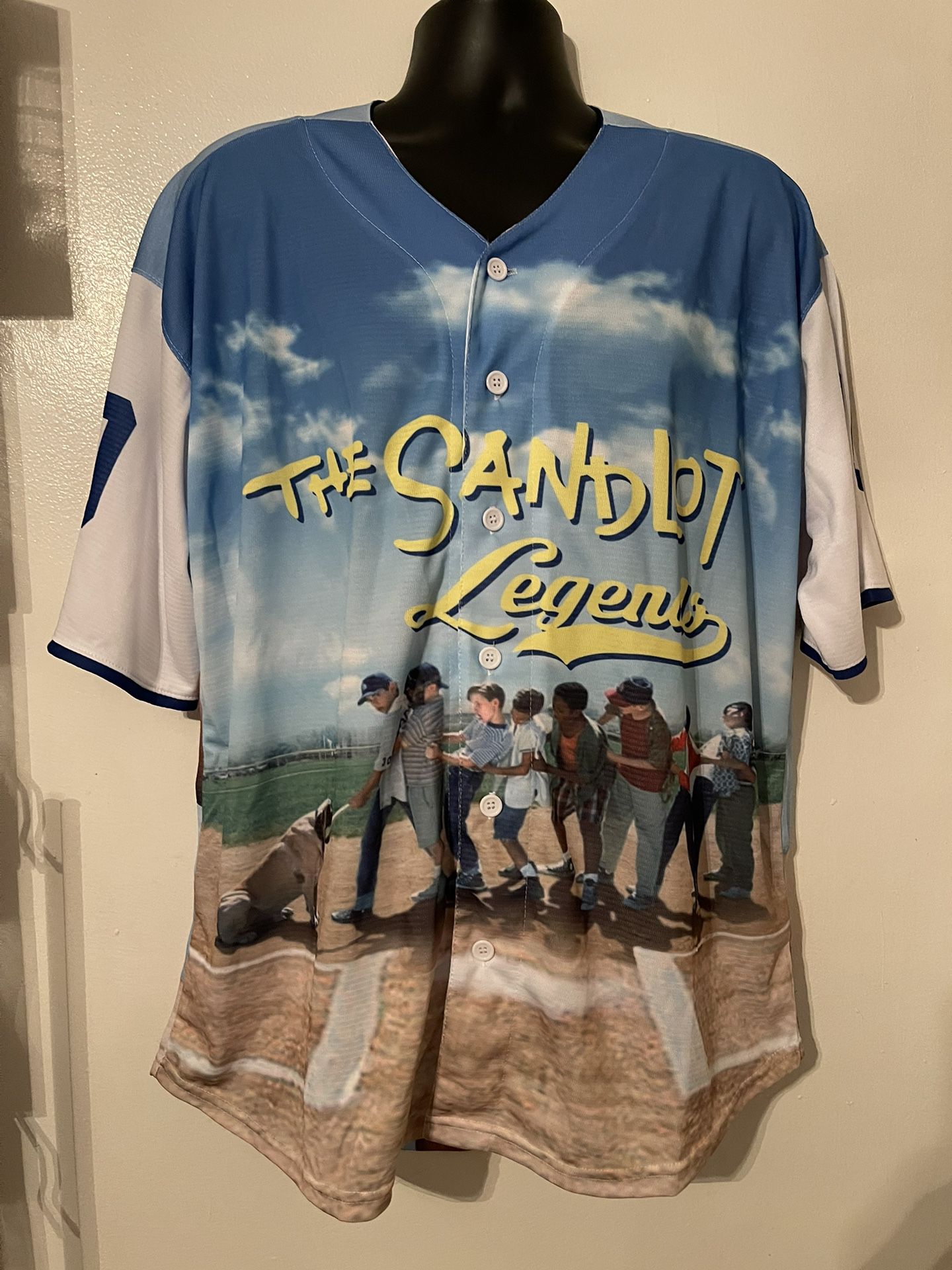 The Sandlot Baseball Jersey Size XlArge 