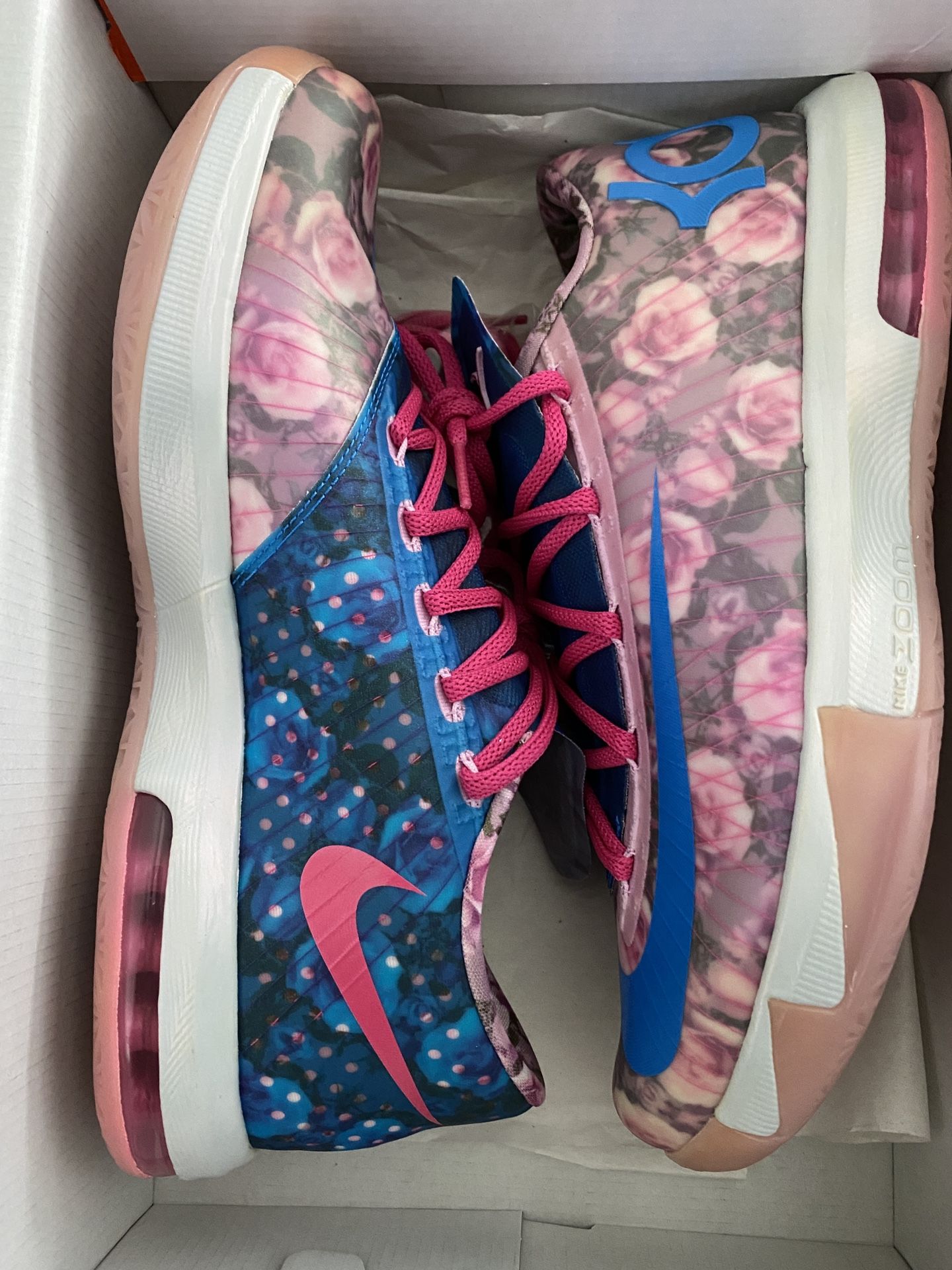 Nike KD 6 VI Supreme Aunt Pearl Size 9.5