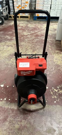 Milwaukee M18 18V Lithium-Ion 3/8 in. x 75 ft. Cable Cordless Drain Cleaning Drum Machine