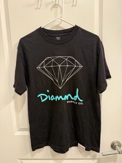 Diamond Supply Co. t-shirt features a large white diamond outline graphic size medium