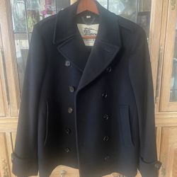 Burberry London Pea Coat L