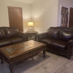 Leather Living Room Furniture 