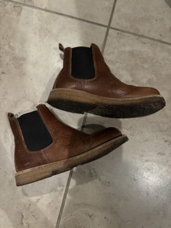Angulus Kids Leather Chelsea Boots - Brown EU28
