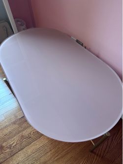 LUXURY Pink Glass Coffee Table