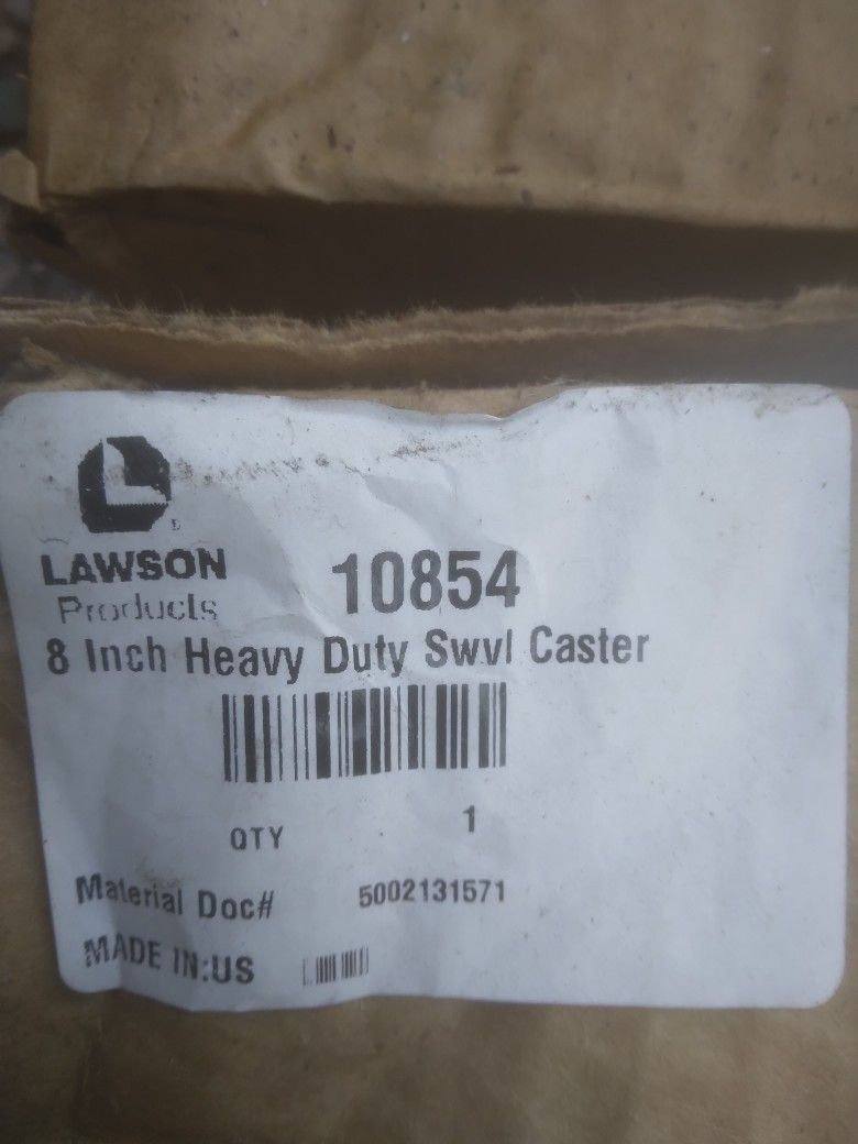 Lawson 8in Heavy Duty Swivel Casters X 6