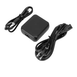 Targus Black 65 W USB-C Tablet Power Adapter with Detachable AC Cord Item 85