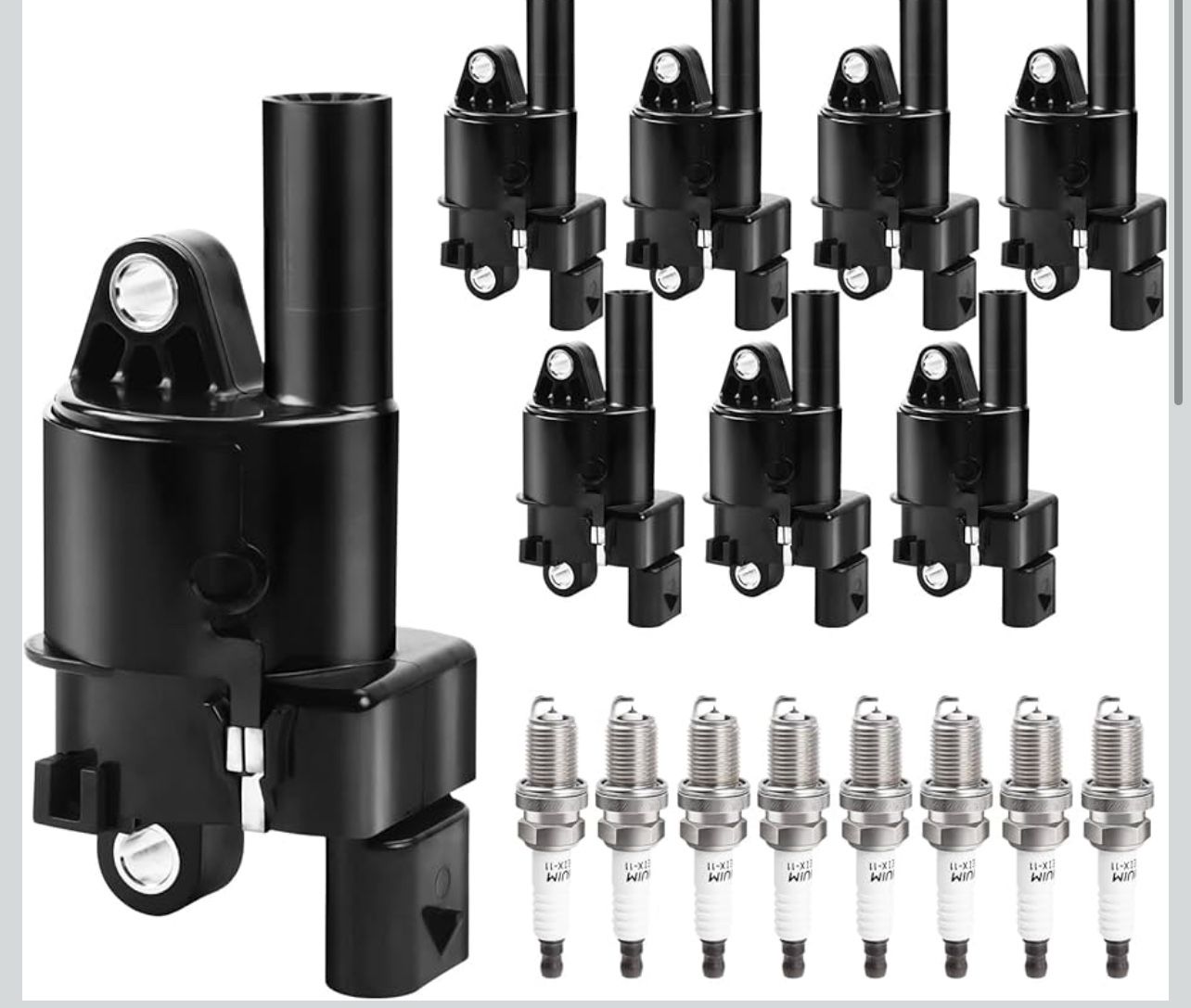 Round Ignition Coil Packs Spark Plugs 