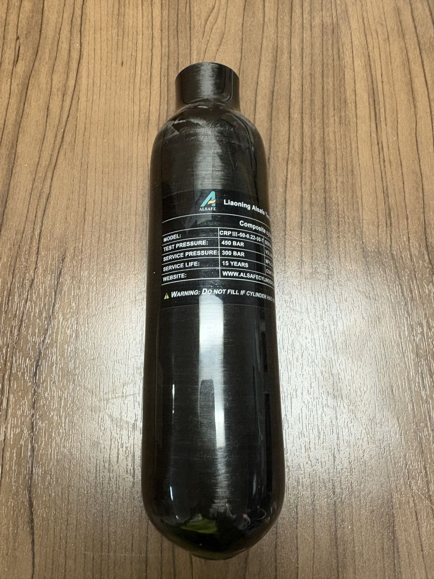 Tuxing .22 Liter Fiberglass Air Cylinder Tank Scuba Etc.