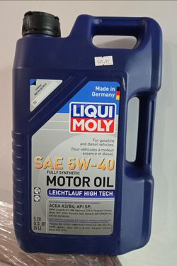 Liqui Moly 5W-40 Fully Synthetic Motor Oil 5L