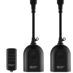 Commercial Electric Wireless Indoor/Outdoor Remote Control with 2 Outlets