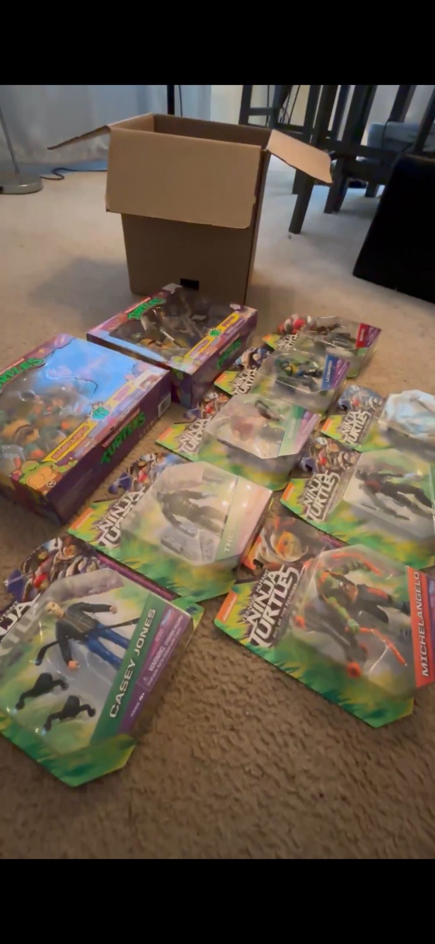 Lot of 10 Brand New & Sealed Teenage Mutant Ninja Turtles Action Figures