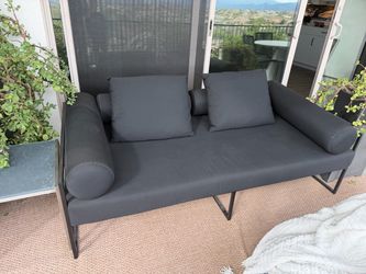 Everett Outdoor Sofa by Rove Concepts, Black, $300