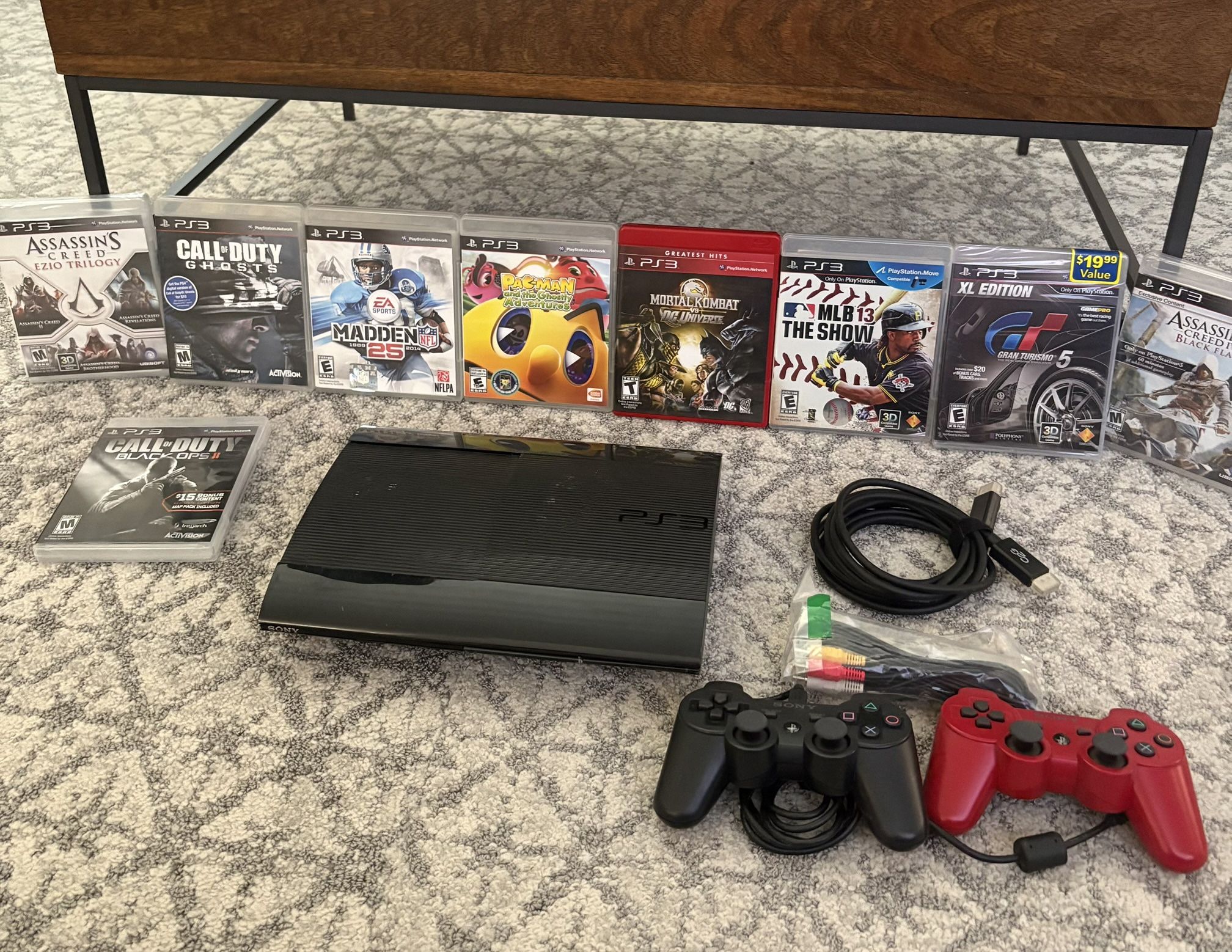 PS3 with 9 Games