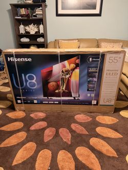 Hisense U8 Series 55” Mini-LED 4K TV (2024 Model) – Brand New / Sealed