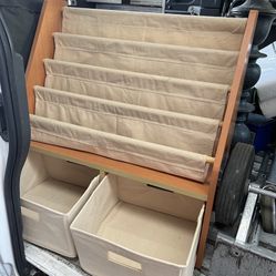 Wooden Kids Bookcase