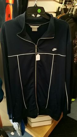 Nike Men's Navy Blue Jacket Size XXL