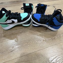 Teal Jordan’s, Blue Suede, Jordans Bundle