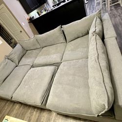 Madison Down Feather Sectional Sofa Chaise 