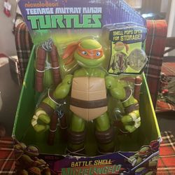 2012 Nickelodeon TMNT Battle Shell Michelangelo