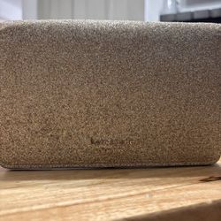 Kate Spade Gold Glitter Clutch