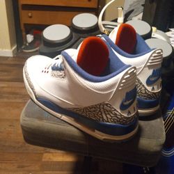Jordan 3 True Blue Shoes Have Some Minor Wear Size 13 Overall Great Condition  90 Bucks Cash