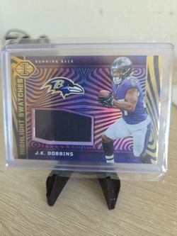 Ravens  Jk DOBBINS  Jersey  Card