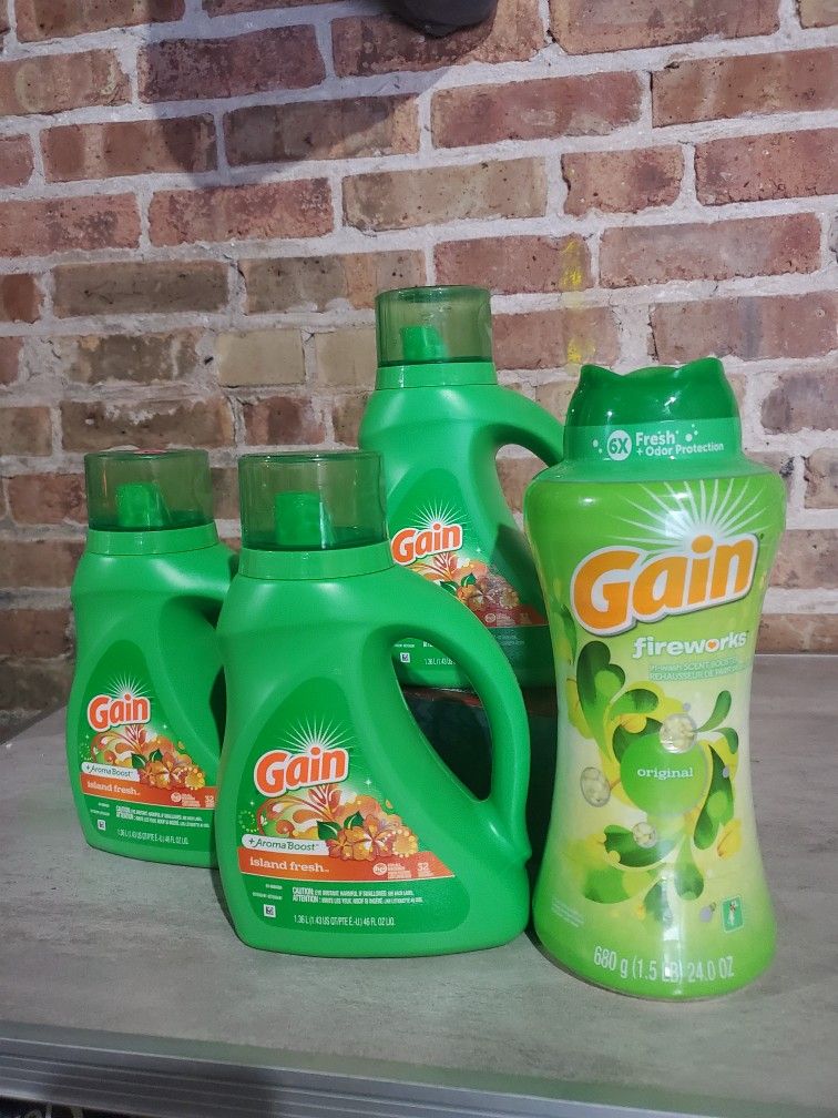 Gain Laundry Detergent BUNDLE