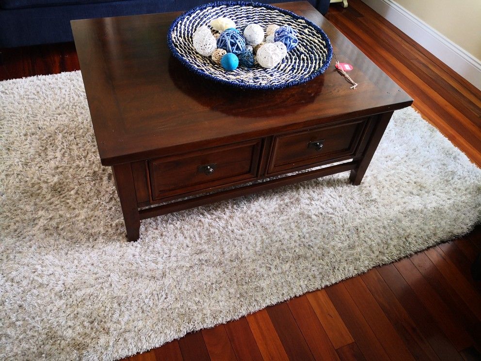 Wooden coffee table