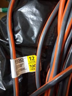 Rigid 100ft 12 gauge chord