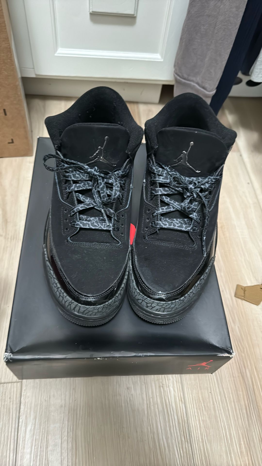 Jordan 3 Black Cats Size 11