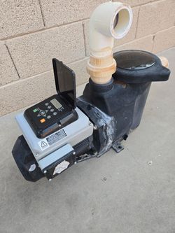 Pool pump with motor