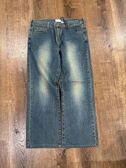 Y2K Dkny blue denim jeans Size 34x30