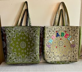 Hand made New Bandana Tote Bags
