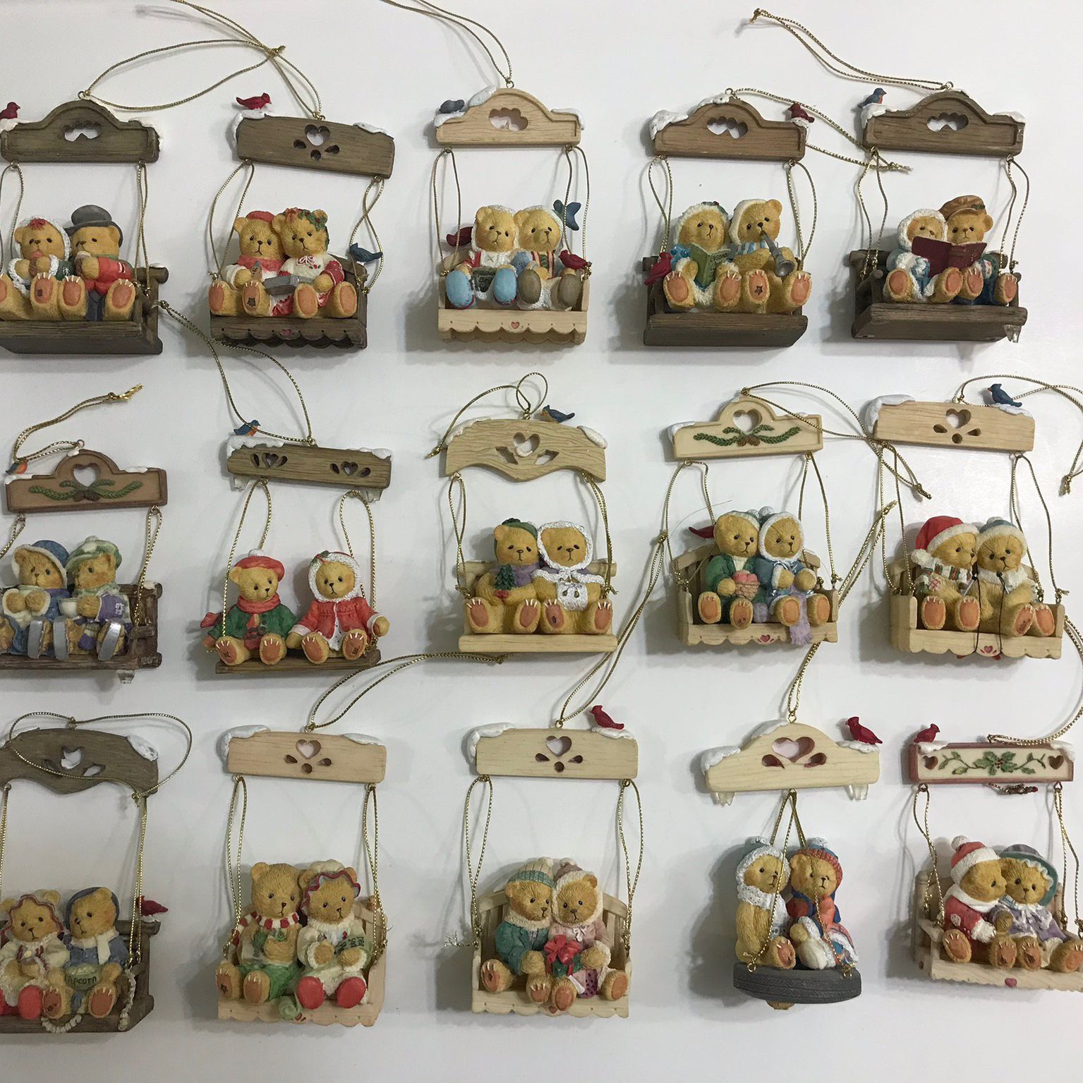 Cherished Teddies Christmas Ornaments - 15