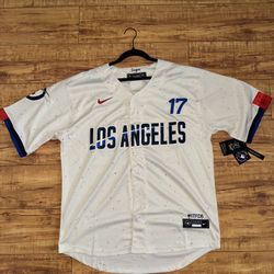 Los Angeles Dodgers (Shohei Ohtani #17) Nike Cream 2024 City Connect Limited Player Jersey
