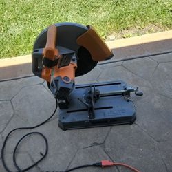 RIDGID 15 Amp 14 In. Abrasive Cut-Off Saw Tool-Free Miter Adjustment