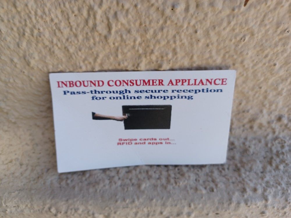 Inbound Consumer Appliance Licensing !!!