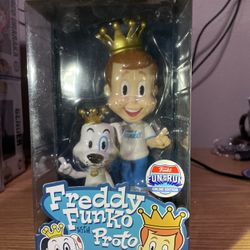 Funko Fun on the Run Freddy Funko with Proto Dog Wacky Wobbler - Online Edition