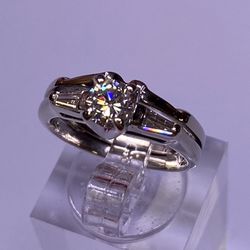 14k Diamond Wedding Set 