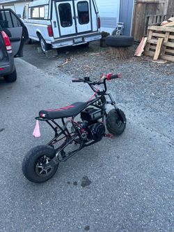 mm80 stretched mini bike, read description