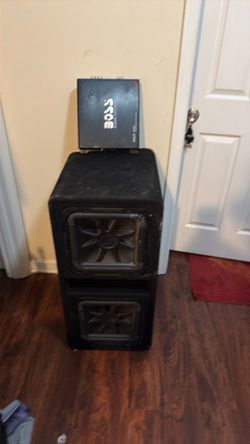 2-12”woofers box speakers