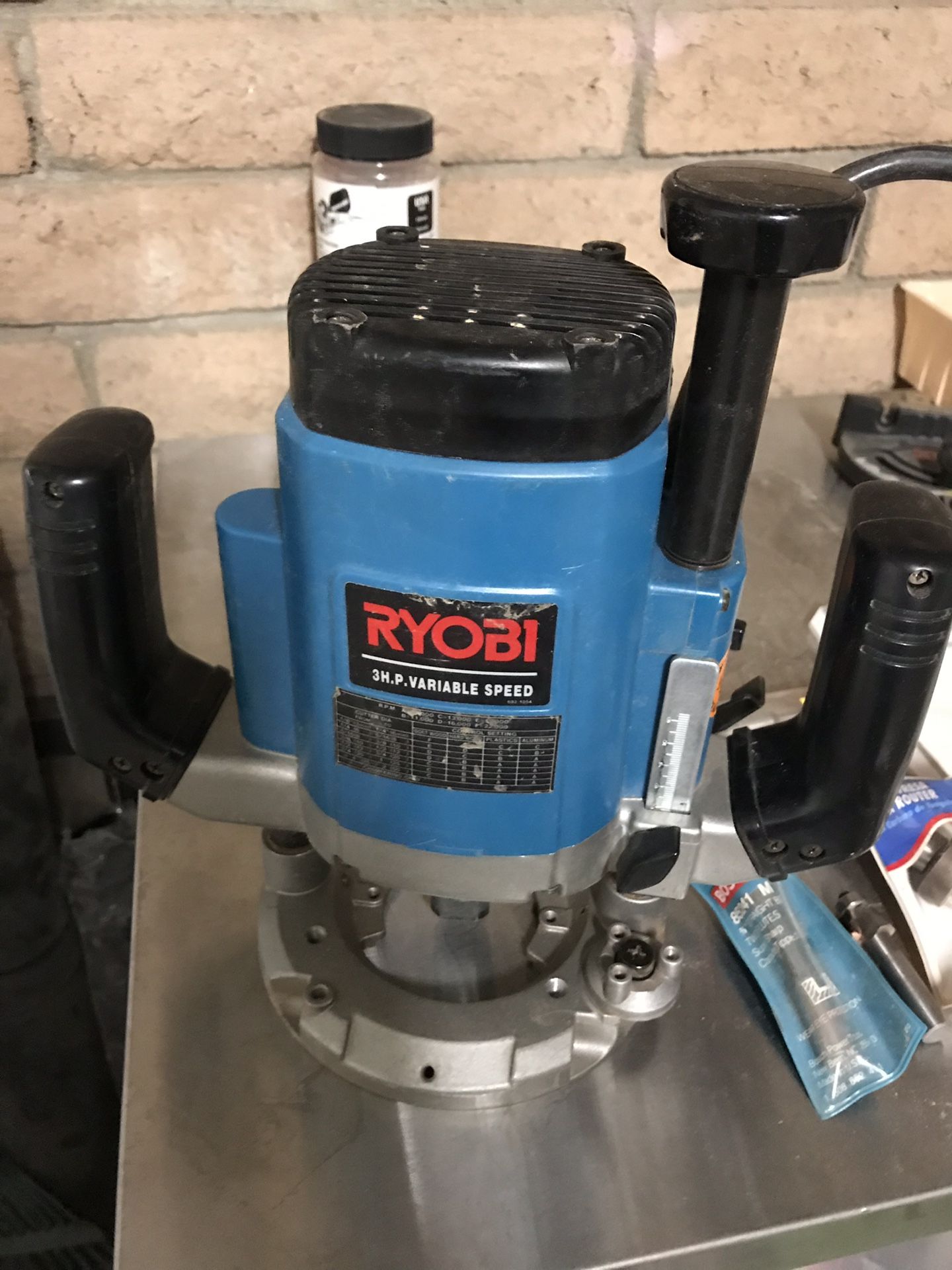 Ryobi cheap 3hp router