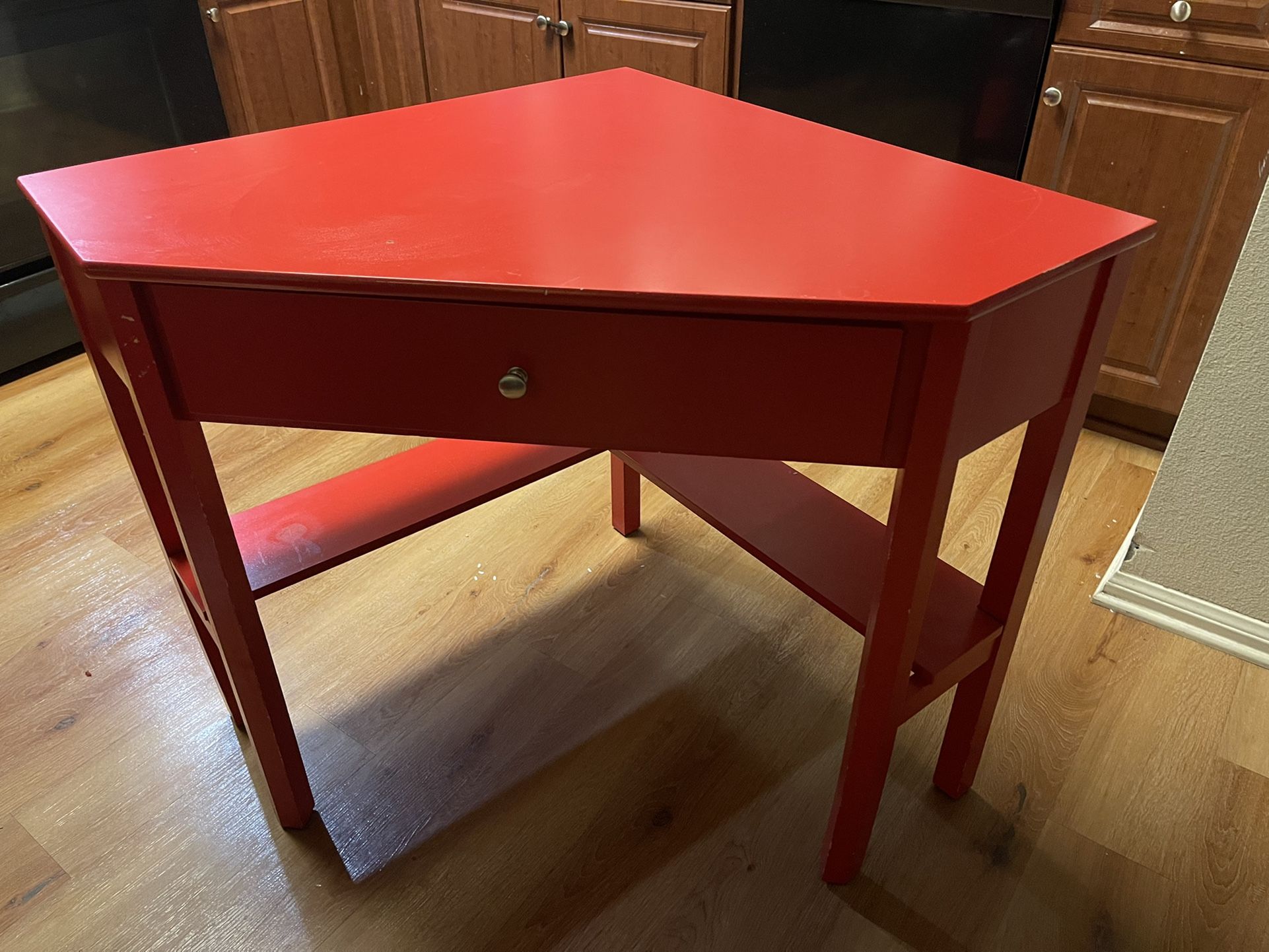 Red Corner Desk!