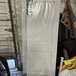 2 Panel White Doors