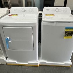 FRIGIDAIRE TOP LOAD WASHER AND GAS DRYER SET BRAND NEW!!!!1 Year Factory Warranty!!!!!