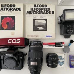 Canon  EOS A2 SLR Camera with Lenses and Accessories