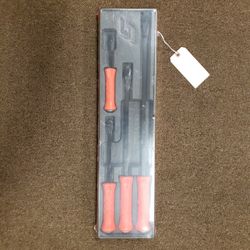 NEW Snap On SPBS704AO Orange 4 Piece Striking Prybar Set